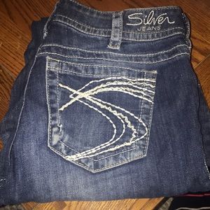 Silver jeans!